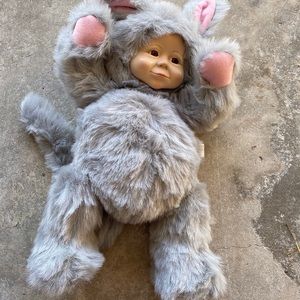 1990 vintage Center Stage KITTY CAT Doll 16" plush